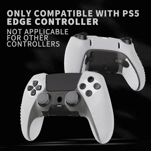Vista 47 de PlayVital 3D Studded Edition Anti-Slip Silicone Cover Case for ps5 Edge Controller, Soft Rubber Protector Skin for ps5 Edge Wireless Controller with
