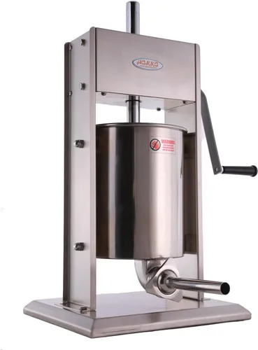 Vista 13 de Hakka - Máquina de salchichas vertical de acero inoxidable de 2 velocidades (7 libras/3 litros (horizontal))