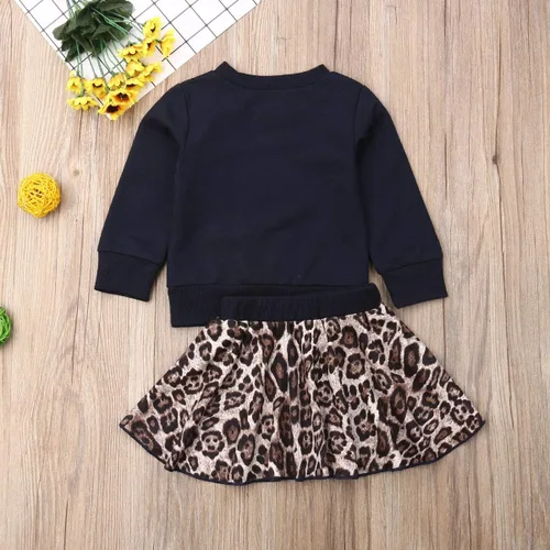 Vista 7 de Conjunto de 2 piezas 3 piezas de ropa de verano para niños pequeños, camiseta con volantes y estampado en forma de corazón