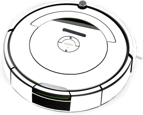 Vista 23 de MightySkins Skin compatible con iRobot Roomba 690 Robot Vacuum - Azul claro sólido Cubierta protectora de vinilo duradera y única Fácil