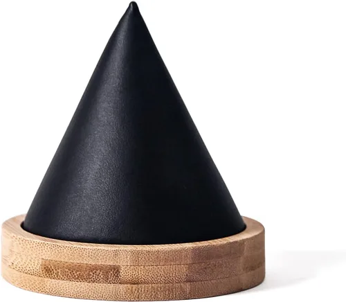 Vista 2 de Soporte de pulsera Soporte de exhibición de pulsera de cono para mostrar venta (negro)