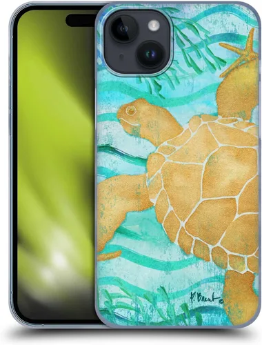 Vista 13 de Head Case Designs Officially Licensed Paul Brent Agate Mermaid Coastal Hard Back Case Compatible with Apple iPhone 15 Plus