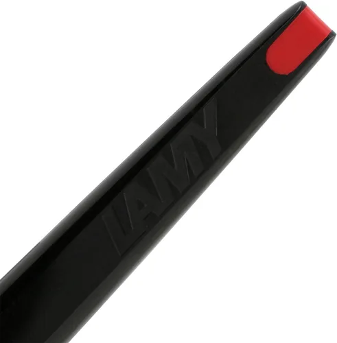 Vista 4 de Lamy Joy L15 ABS - Pluma estilográfica de caligrafía con ribete rojo, punta de 0.059 in