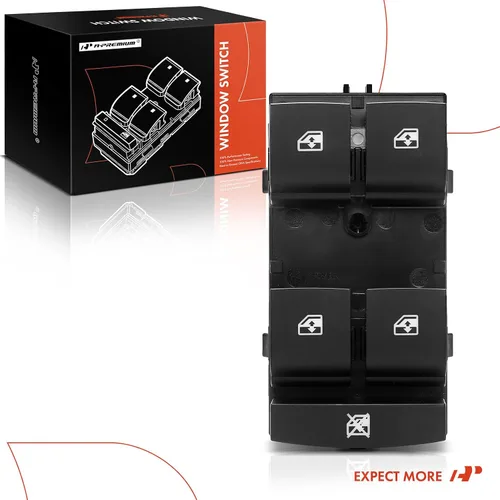 Vista 8 de A-Premium Interruptor de ventana eléctrica principal del lado del conductor compatible con Chevrolet Sonic 2012-2016, Trax 2013-2018, repuesto #