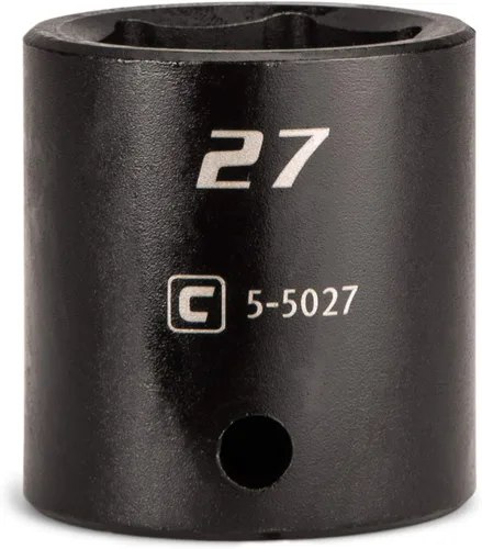 Vista 7 de Capri Tools CP55010 - Toma de impacto poco profunda de 0.394 in, accionamiento de 1/2 pulgada, 6 puntos, métrico