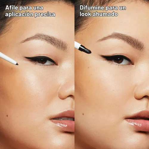 Vista 2 de Milk Makeup Delineador de ojos Infinity Long Wear, Limitless (marrón) - 0.012 onzas líquidas - Diseño giratorio, sacapuntas integrado y punta