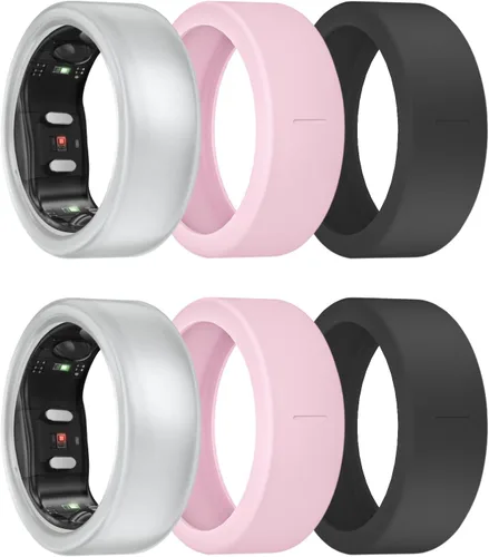 Vista 8 de Paquete de 3/6 fundas de anillo para Gen 3/Gen 2/1, protector de anillo de silicona elástico para RingConn Gen 2, accesorios de entrenamiento