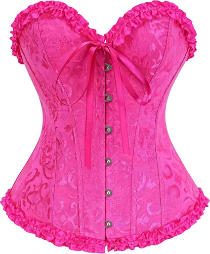 Vista 111 de SZIVYSHI Corsé para mujer, lencería moldeadora, body con cintura de encaje