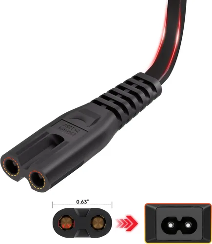 Vista 8 de Okin Cable de alimentación de CA de 4 pies, cable de alimentación reclinable de repuesto para silla elevadora reclinable, Limoss, Orgullo, dorado
