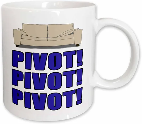 Vista 13 de 3dRose mug_223765_4 - Taza de dos tonos, 11 onzas, color azul pivote pivotante, color negro y azul