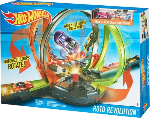 Vista 17 de Hot Wheels Juego de pista Roto Revolution