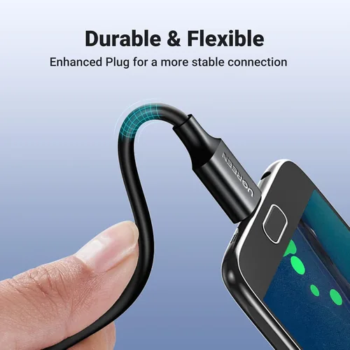 Vista 7 de UGREEN Cable micro USB 3.0 USB 3.0 tipo A macho a micro B compatible con Samsung Galaxy S5 Note 3 cámara disco duro y más 1.5 pies
