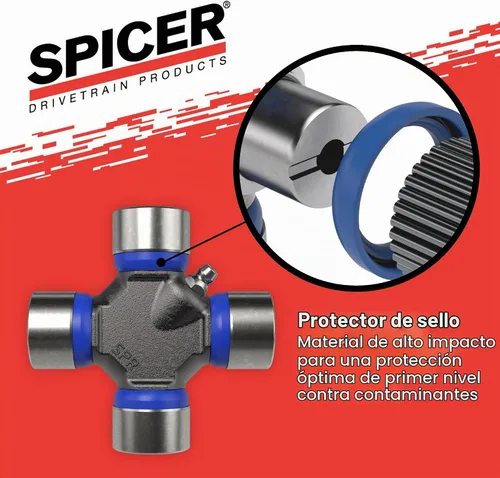 Vista 9 de Spicer 5-160X kit de junta universal cruz