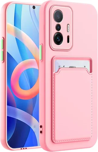 Vista 24 de Funda para Redmi Note 9 Pro, Redmi Note 9s con ranura para tarjetas de crédito, TPU suave TPU silicona resistente a los arañazos delgada ranura