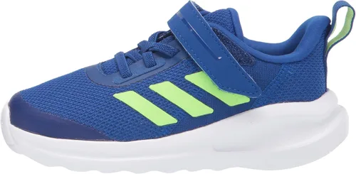 Vista 8 de adidas Fortarun - Tenis de correr elásticos unisex para niños Core NegroNube BlancoGris Seis