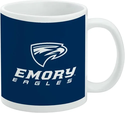 Vista 67 de Taza de cerámica con el logotipo principal de la Universidad Rider, taza de regalo novedosa para café, té y bebidas calientes, 11oz, blanca