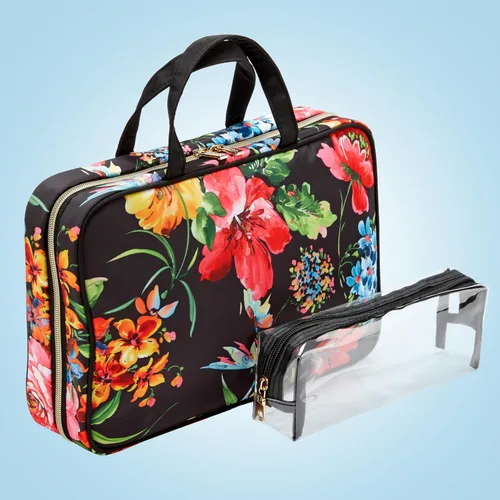Vista 2 de Conair Travel Toiletry Bag - Makeup Bag - Cosmetic Bag -Travel Makeup Bag