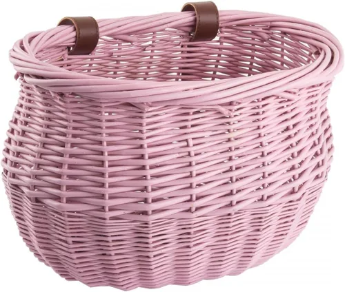 Vista 3 de Sunlite Cesta con correa de Willow Bushel Azul