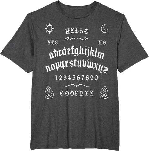 Vista 83 de Camiseta inspirada en la tabla Spirit Board Ouija Asphalt Grey