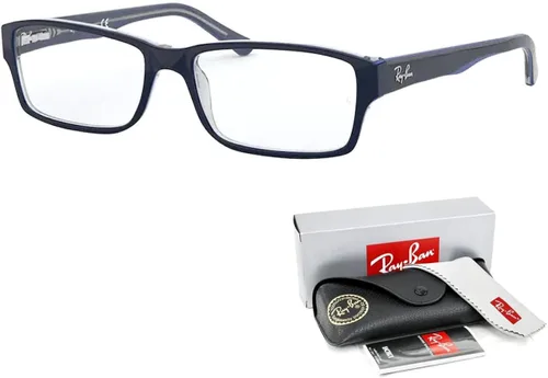 Vista 3 de Ray-Ban RX5469 - Lentes rectangulares para hombres y mujeres + paquete con kit de lentes de cortesía de diseñador iWear
