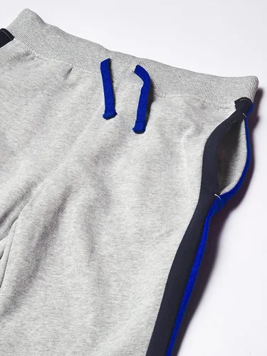 Vista 3 de Nautica Pantalones deportivos básicos de forro polar para niños, cintura elástica con cierre de cordón, mezcla de algodón súper suave