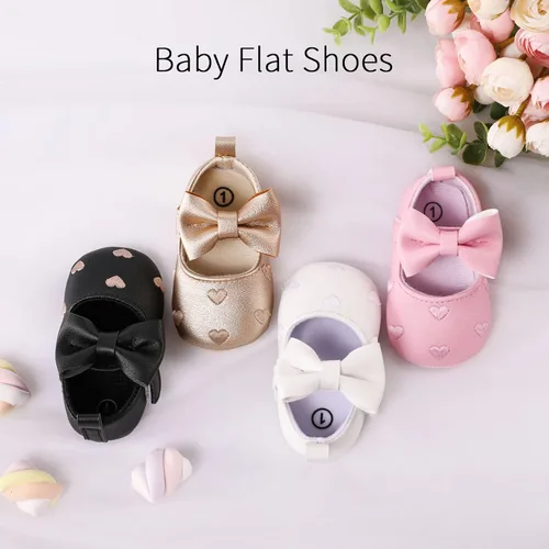 Vista 3 de PATPAT Zapatos de bebé para niña y niño material respetuoso con la piel Zapatos de bebé niña Botines para bebés Zapatos para caminar Zapatos de bebé