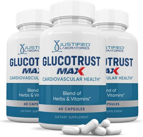 Vista 8 de Justified Laboratories Glucotrust Max 1295MG Formula Suplemento Píldoras 120 Cápsulas (paquete de 2)