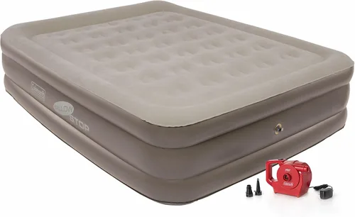 Vista 11 de Coleman GuestRest - Colchón de aire Queen de 18" con parte superior de lujo, doble altura, con sistema de almacenamiento integrado y bolsa