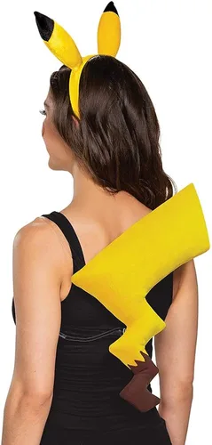 Vista 2 de Disguise Kit de diadema y cola de Pokémon Pikachu, Amarillo