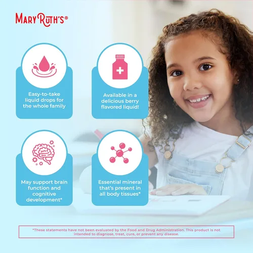 Vista 6 de Suplementos de zinc para apoyo inmunológico Suplemento de zinc líquido Zinc iónico para niños Edades de 4 a 13 Sulfato de zinc Suplemento