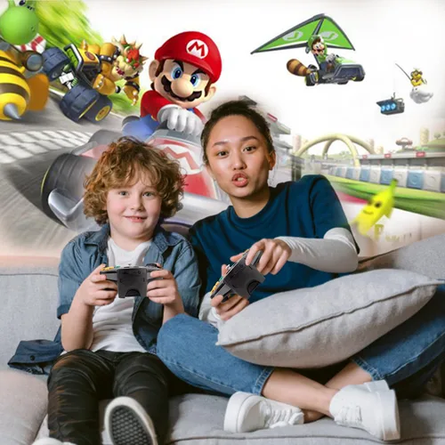 Vista 7 de KIWITATA Wireless N64 Controller for Retro Games, 2.4GHZ Rechargeable Wireless Remote Joystick Game Pad Controller Compatible with N64 Video System