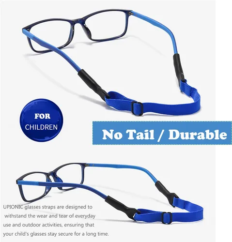 Vista 5 de Correa ajustable para lentes para niños, 5 correas sin cola, correa de soporte para lentes para niños y niñas