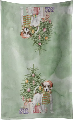 Vista 73 de Caroline's Treasures Toalla de cocina Christmas English Bulldog #2, 15 X 28, multicolor