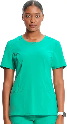 Vista 27 de Cherokee Infinity - Camiseta médica con cuello redondo y 3 bolsillos para Negro