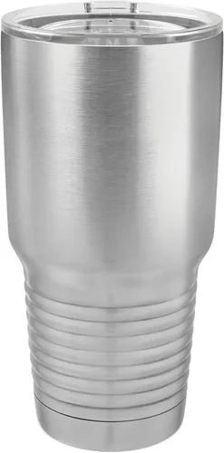 Vista 6 de Polar Camel Vaso aislado al vacío de acero inoxidable de 30 oz (negro)