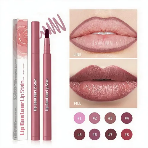 Vista 8 de Maquillaje labial mate de larga duración sin transferencia (#3)