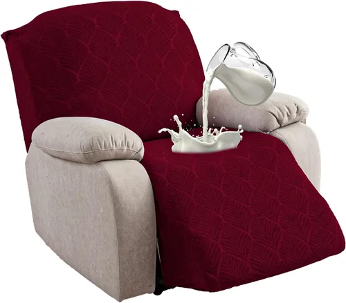 Vista 33 de Funda para Silla Reclinable 100% Impermeable, 1 Pieza Fundas Elásticas para Sofá Reclinable Lavables para Silla Reclinable para Mascotas, Perros