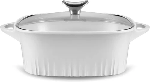 Vista 8 de CorningWare QuickHeat - Tostador de aluminio fundido de 3.2 cuartos de galón con tapa e interior de cerámica antiadherente, ligero y rápido