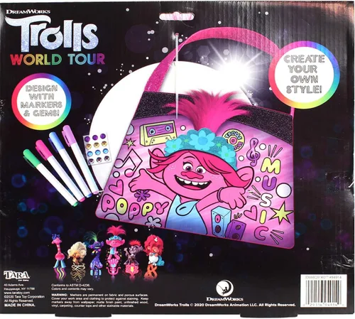 Vista 2 de Tara Toys - Bolso para colorear de Trolls