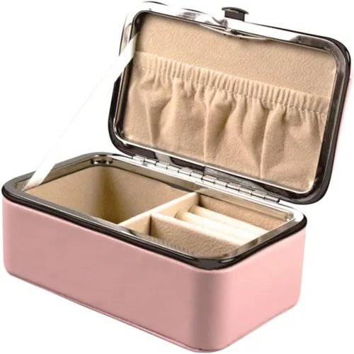Vista 9 de PACKOVE Joyero para mujer, organizador de joyas portátil para viaje