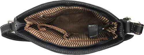 Vista 4 de Zelris Caballo occidental de cría bordado cuero PU oculto llevar mujeres Crossbody bolsa