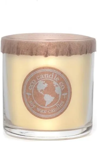 Vista 62 de ECO CANDLE CO. Vela reciclada, té negro y miel, 6 oz. - Aromas de té picante, nuez moscada, miel y naranja - 100% cera de soja, sin plomo, etiqueta