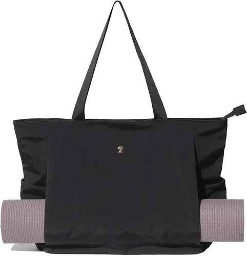 Vista 14 de Bolsa para esterilla de yoga ESVAN, bolsa de mano para yoga, bandolera para esterilla de yoga, bolsa de transporte para oficina, yoga, pilates