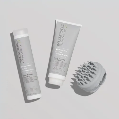 Vista 4 de Paul Mitchell Clean Beauty Scalp Therapy Conditioner, Gently Conditions + Cools All Hair Types, Especially Dry, Oily + Sensitive Scalps