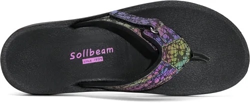 Vista 4 de SOLLBEAM Sandalias ortopédicas originales para mujer, estilo tanga con soporte de arco