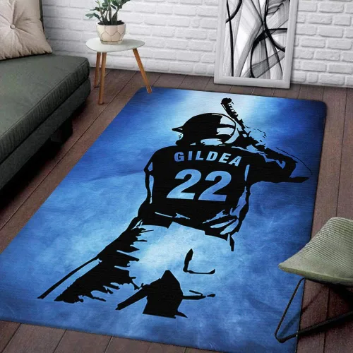 Vista 19 de Alfombra deportiva para jugador de béisbol, alfombra deportiva para dormitorio, 2 x 3, 3 x 5, 4 x 6, 5 x 8, antideslizante, para pasillo, deportes