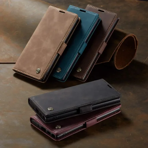Vista 9 de Funda para Samsung Galaxy Note 10, funda tipo cartera para Galaxy Note 10, funda protectora de piel sintética con soporte magnético y ranuras