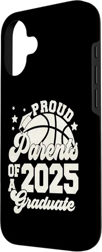 Vista 2 de iPhone 16 Parents of a 2025 Graduate Senior Graduation Basketball Case