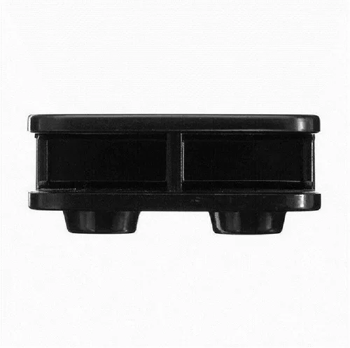 Vista 4 de 4 unids 2 vías pop-up gazebo reemplazo conector piezas de repuesto rectangular soporte conjunto negro