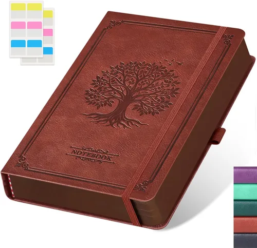 Vista 16 de FOCUS DAY Cuaderno de tapa dura 8.5 x 11, cuaderno de 320 páginas tamaño A4 grande para la universidad con líneas para la escuela y el trabajo, gran